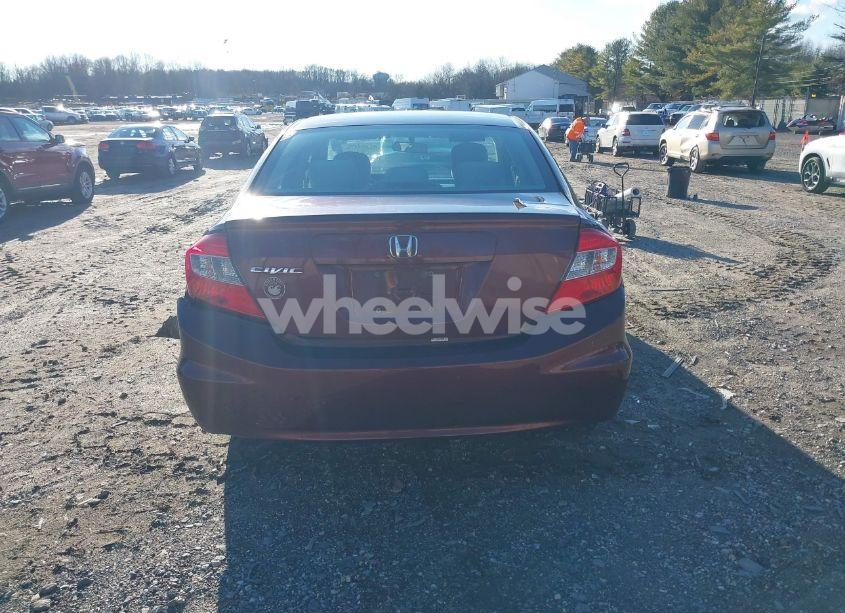 Photo 16 of 2012 Honda Civic SDN LX (VIN 19XFB2F51CE385406)