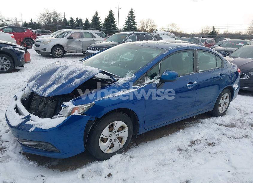 Photo 2 of 2013 Honda Civic LX (VIN 19XFB2F51DE041592)