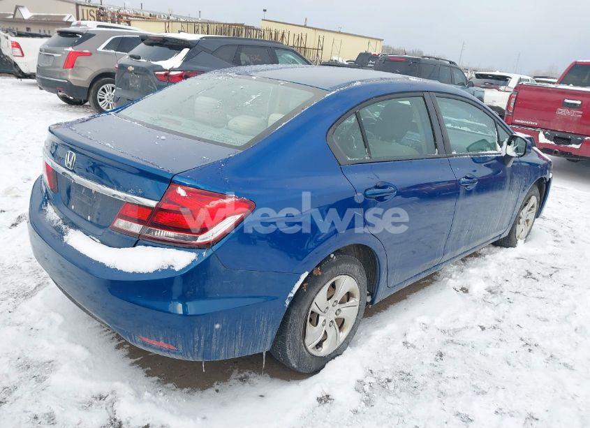 Photo 4 of 2013 Honda Civic LX (VIN 19XFB2F51DE041592)