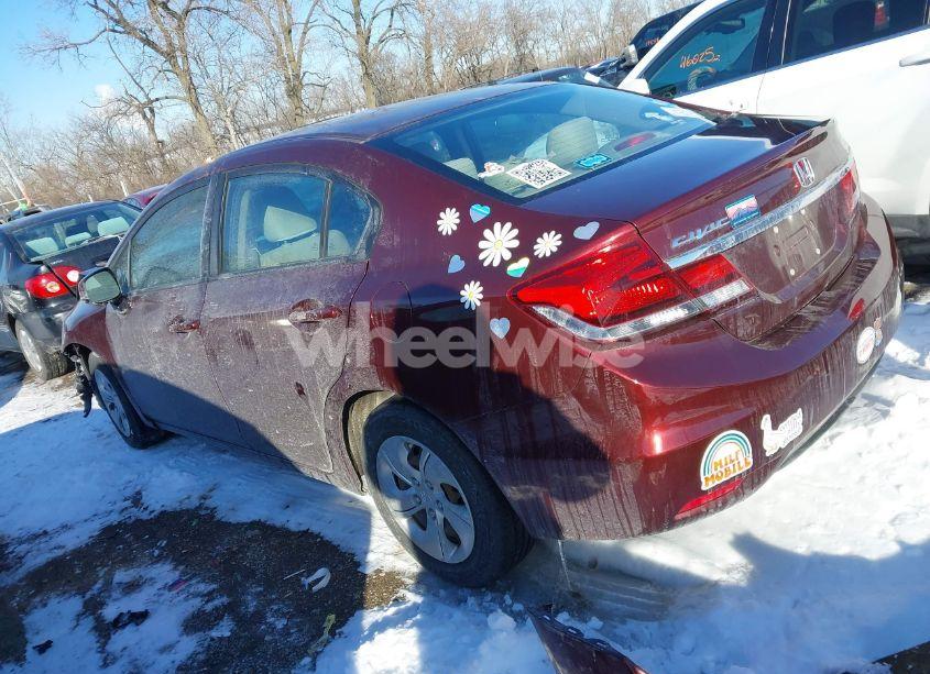 Photo 3 of 2013 Honda Civic LX (VIN 19XFB2F51DE095488)