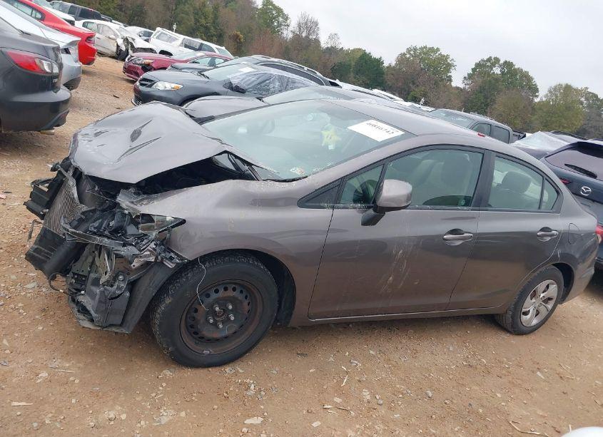 Photo 14 of 2013 Honda Civic LX (VIN 19XFB2F51DE240819)