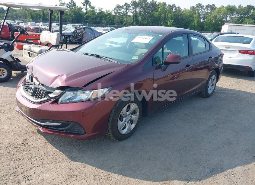 Photo 2 of 2013 Honda Civic LX (VIN 19XFB2F51DE263355)