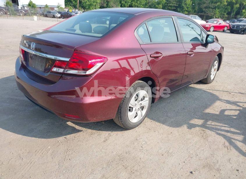 Photo 4 of 2013 Honda Civic LX (VIN 19XFB2F51DE263355)