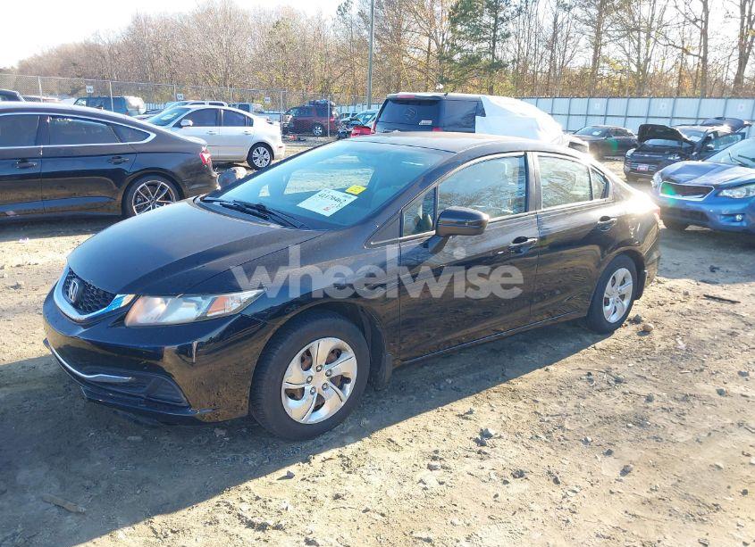Photo 2 of 2014 Honda Civic LX (VIN 19XFB2F51EE029198)