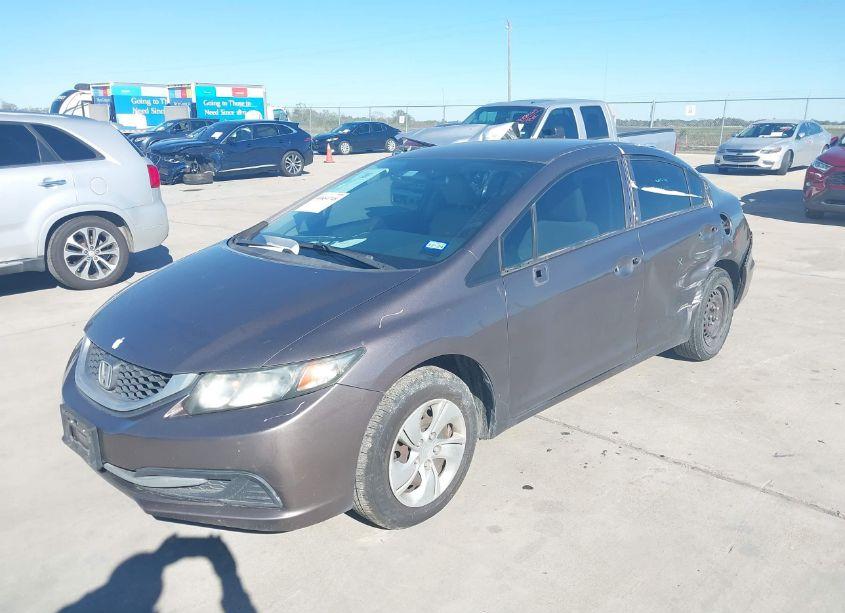 Photo 2 of 2014 Honda Civic LX (VIN 19XFB2F51EE068776)