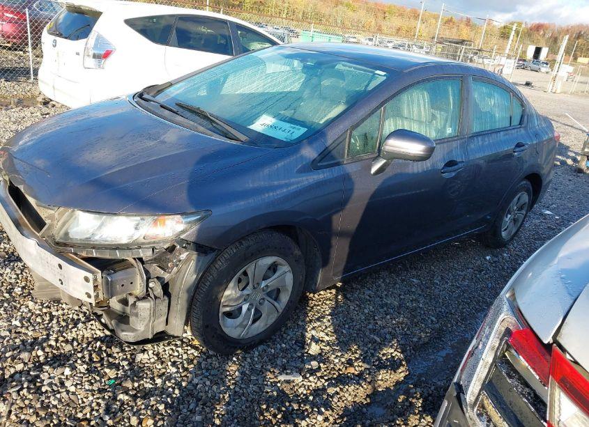 Photo 2 of 2014 Honda Civic LX (VIN 19XFB2F51EE203383)