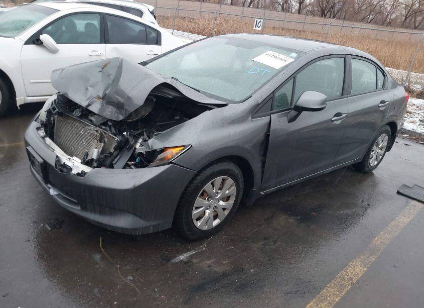 Photo 2 of 2012 Honda Civic SDN LX (VIN 19XFB2F52CE017428)