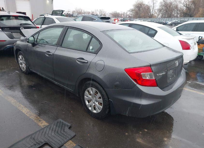 Photo 3 of 2012 Honda Civic SDN LX (VIN 19XFB2F52CE017428)