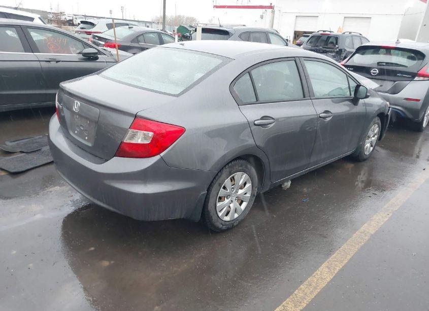 Photo 4 of 2012 Honda Civic SDN LX (VIN 19XFB2F52CE017428)