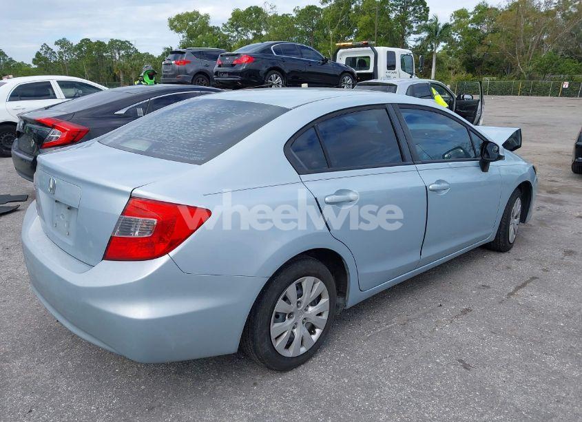 Photo 4 of 2012 Honda Civic SDN LX (VIN 19XFB2F52CE018966)