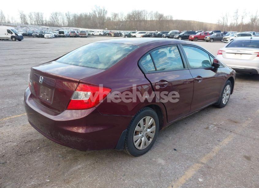 Photo 4 of 2012 Honda Civic LX (VIN 19XFB2F52CE022581)