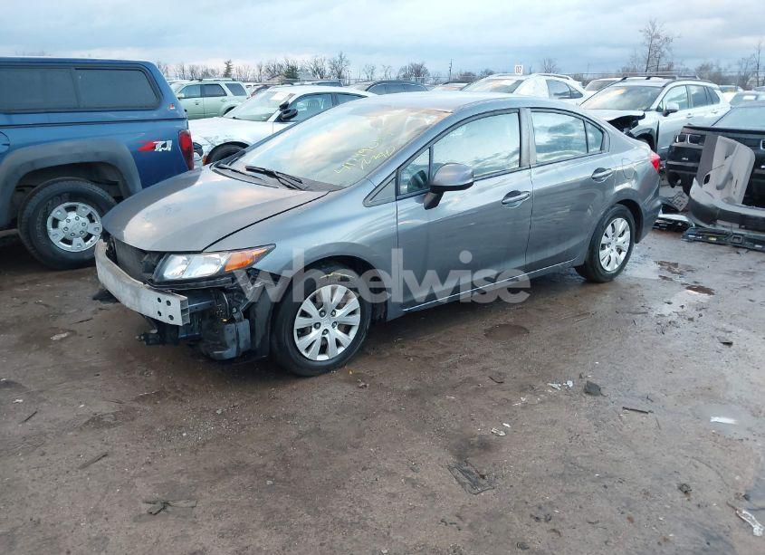 Photo 2 of 2012 Honda Civic SDN LX (VIN 19XFB2F52CE026713)