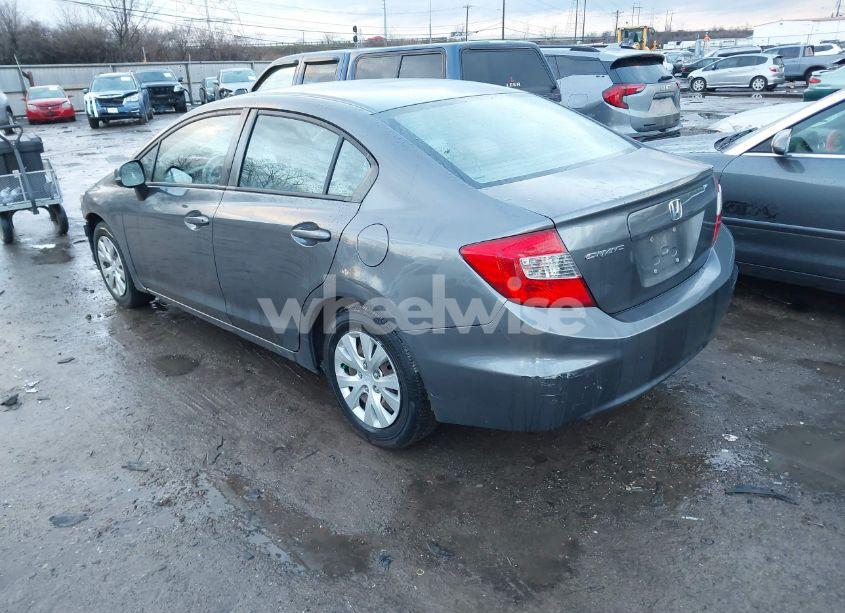 Photo 3 of 2012 Honda Civic SDN LX (VIN 19XFB2F52CE026713)