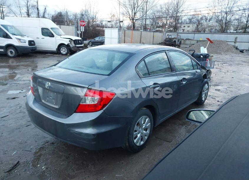 Photo 4 of 2012 Honda Civic SDN LX (VIN 19XFB2F52CE026713)