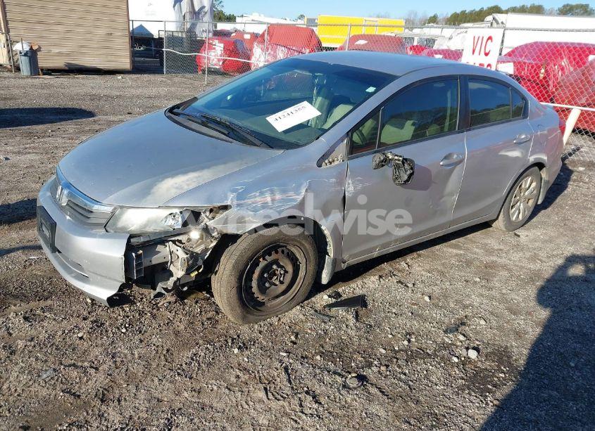 Photo 2 of 2012 Honda Civic SDN LX (VIN 19XFB2F52CE052762)