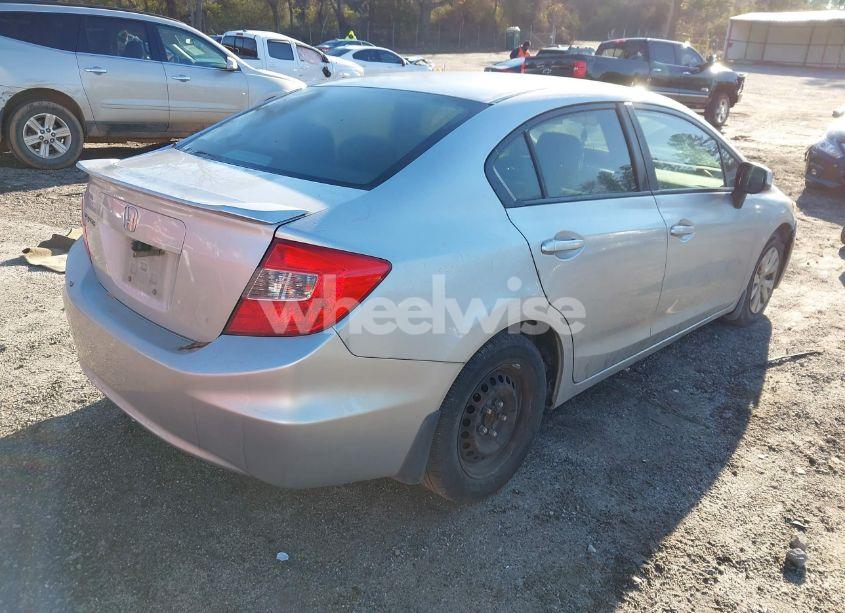 Photo 4 of 2012 Honda Civic SDN LX (VIN 19XFB2F52CE052762)