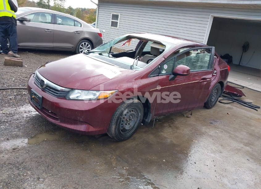 Photo 2 of 2012 Honda Civic LX (VIN 19XFB2F52CE072784)