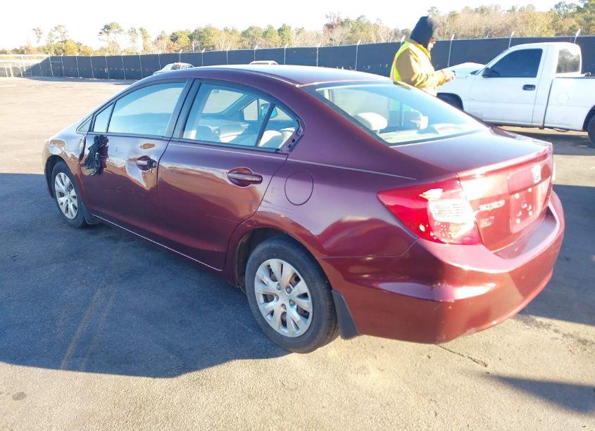 Photo 3 of 2012 Honda Civic LX (VIN 19XFB2F52CE323707)