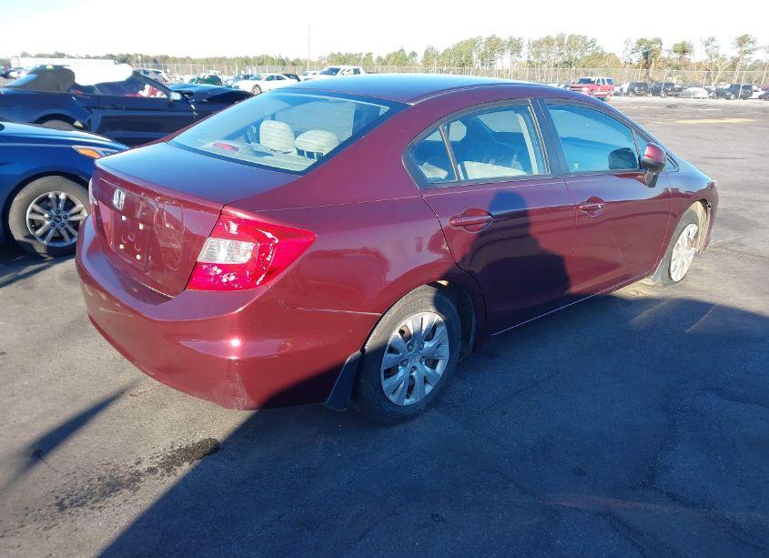 Photo 4 of 2012 Honda Civic LX (VIN 19XFB2F52CE323707)