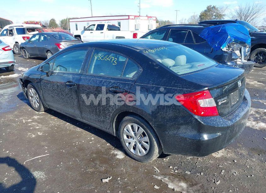Photo 3 of 2012 Honda Civic SDN LX (VIN 19XFB2F52CE334416)