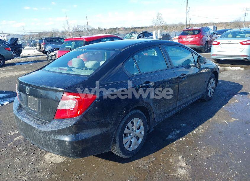 Photo 4 of 2012 Honda Civic SDN LX (VIN 19XFB2F52CE334416)