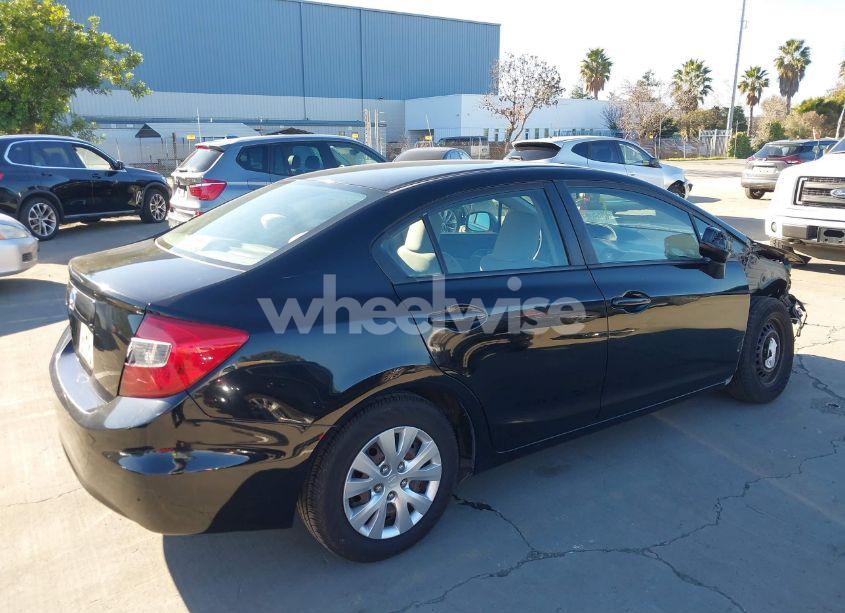 Photo 4 of 2012 Honda Civic SDN LX (VIN 19XFB2F52CE360837)