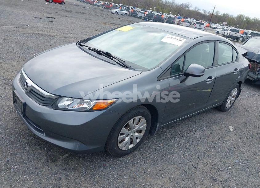 Photo 2 of 2012 Honda Civic LX (VIN 19XFB2F52CE377668)