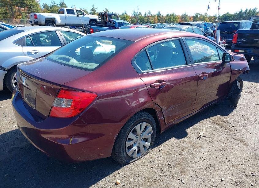 Photo 4 of 2012 Honda Civic LX (VIN 19XFB2F52CE390386)