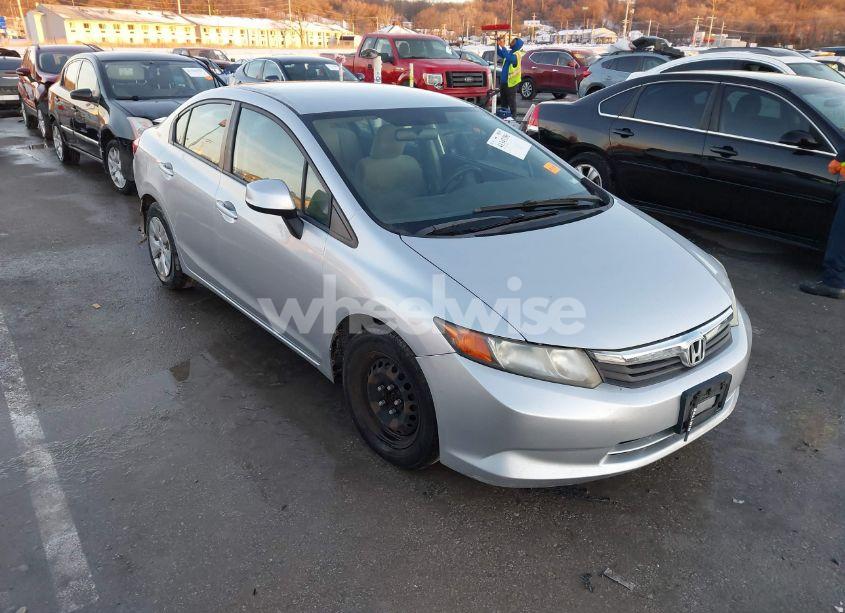 2012 Honda Civic SDN LX (VIN 19XFB2F52CE392493) main photo