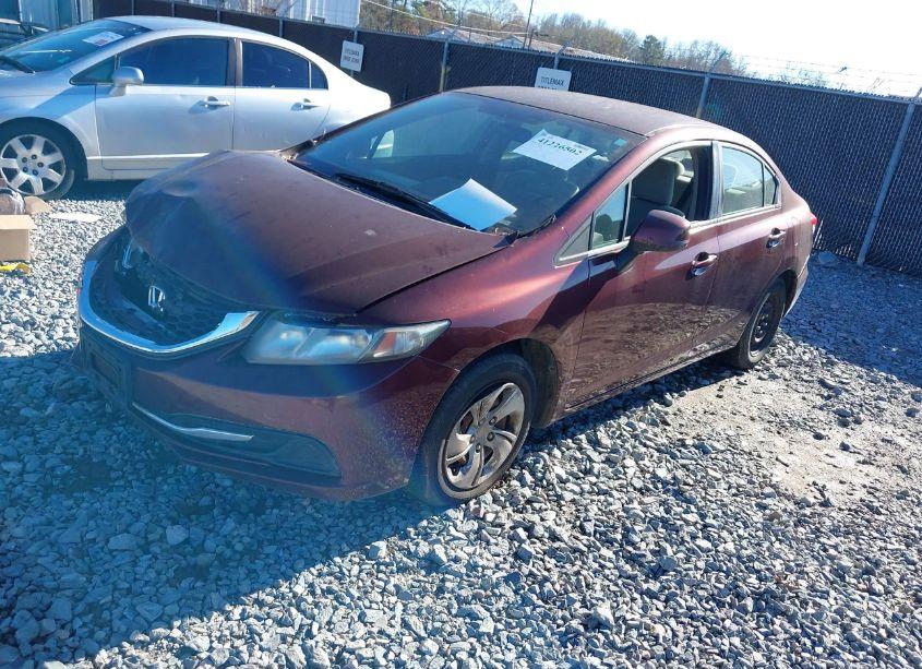 Photo 2 of 2013 Honda Civic LX (VIN 19XFB2F52DE029158)