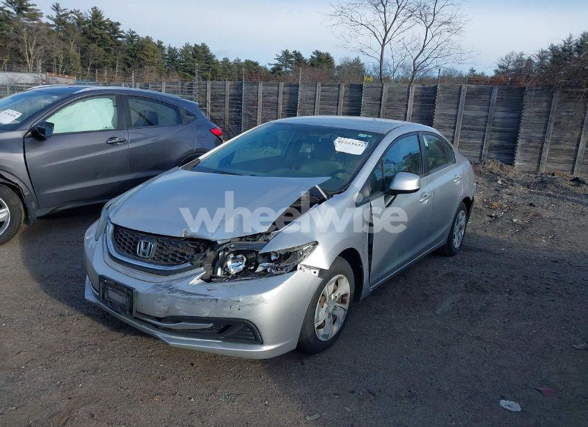 Photo 2 of 2013 Honda Civic LX (VIN 19XFB2F52DE246001)