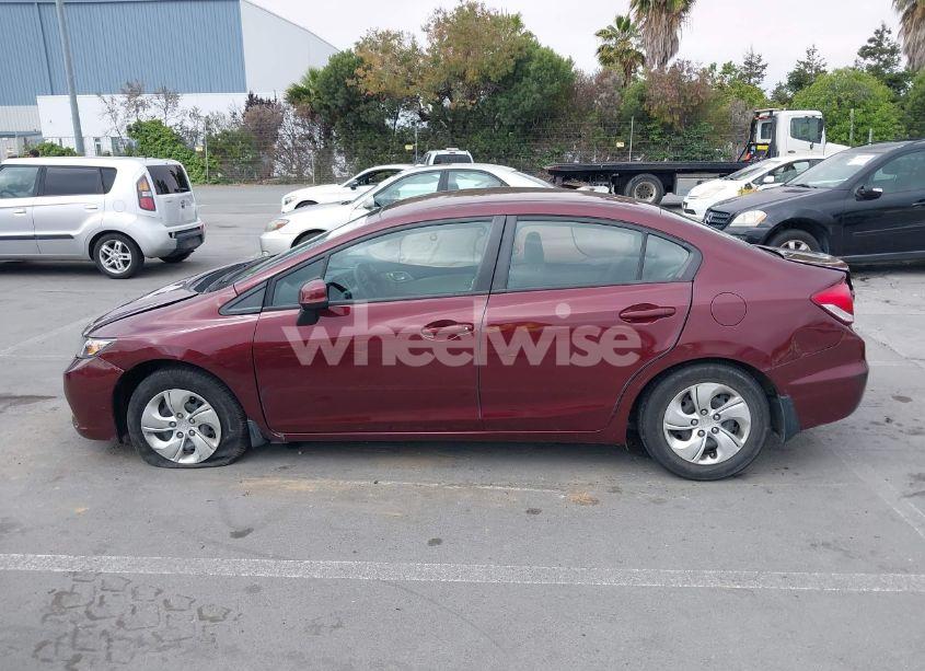 Photo 14 of 2013 Honda Civic LX (VIN 19XFB2F52DE254325)
