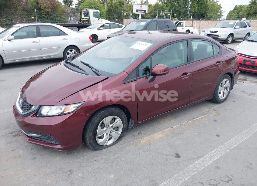 Photo 2 of 2013 Honda Civic LX (VIN 19XFB2F52DE254325)