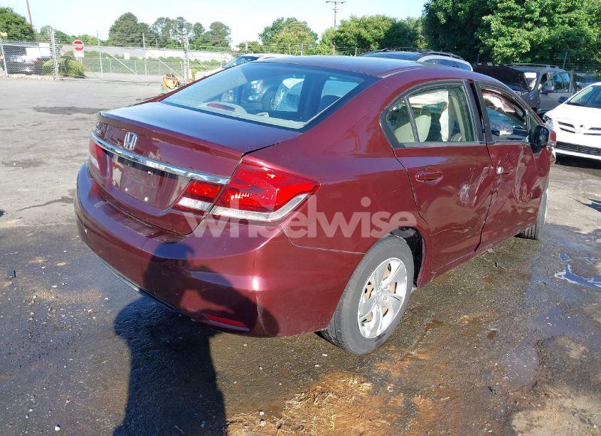 Photo 4 of 2013 Honda Civic LX (VIN 19XFB2F52DE260965)