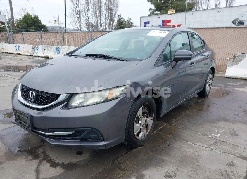 Photo 2 of 2014 Honda Civic LX (VIN 19XFB2F52EE214120)