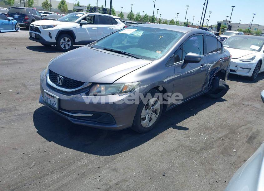 Photo 2 of 2014 Honda Civic LX (VIN 19XFB2F52EE272499)
