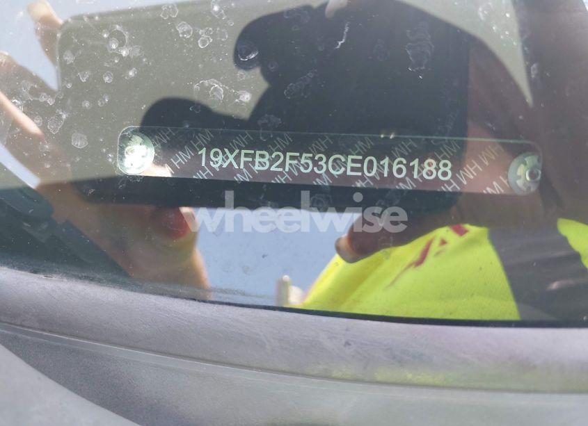 Photo 9 of 2012 Honda Civic LX (VIN 19XFB2F53CE016188)