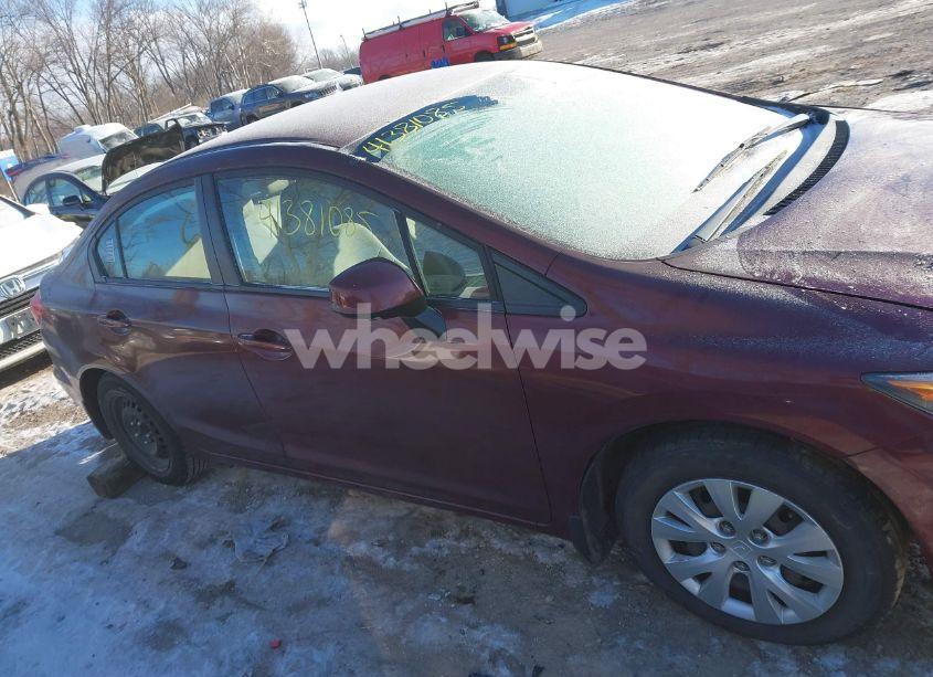Photo 13 of 2012 Honda Civic SDN LX (VIN 19XFB2F53CE064340)