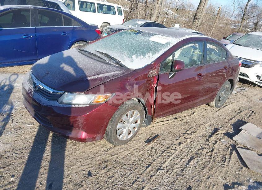Photo 2 of 2012 Honda Civic SDN LX (VIN 19XFB2F53CE064340)