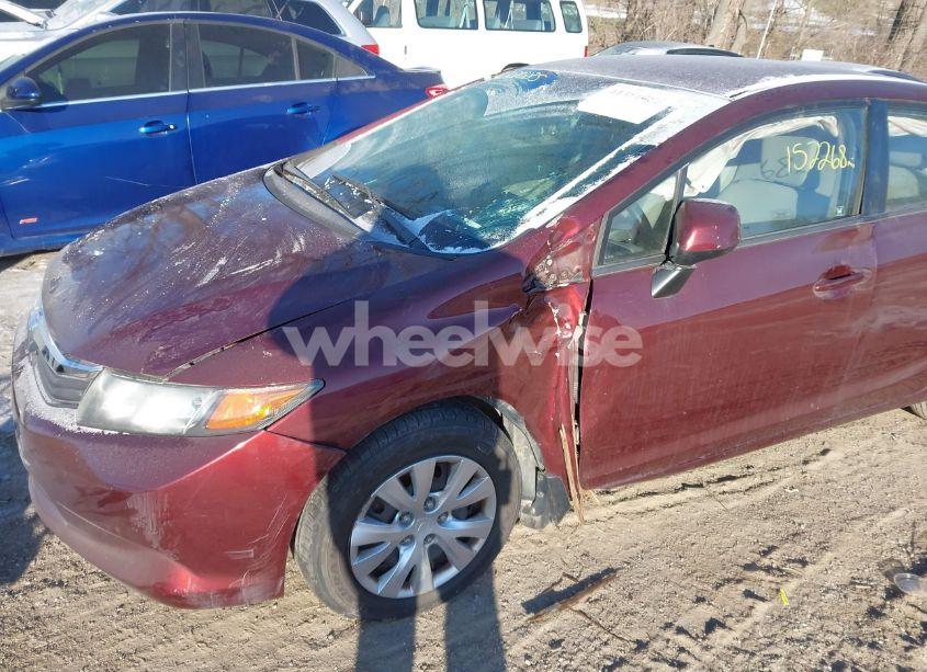 Photo 6 of 2012 Honda Civic SDN LX (VIN 19XFB2F53CE064340)