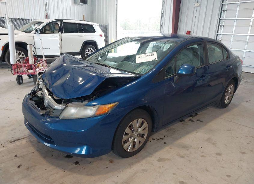 Photo 2 of 2012 Honda Civic SDN LX (VIN 19XFB2F53CE067836)