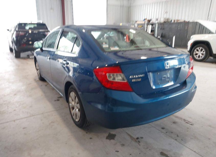 Photo 3 of 2012 Honda Civic SDN LX (VIN 19XFB2F53CE067836)