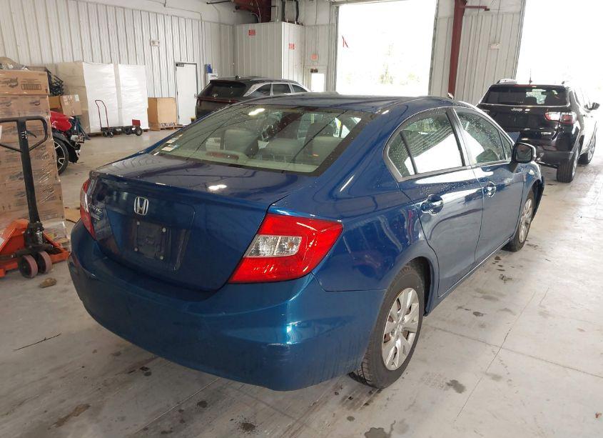 Photo 4 of 2012 Honda Civic SDN LX (VIN 19XFB2F53CE067836)