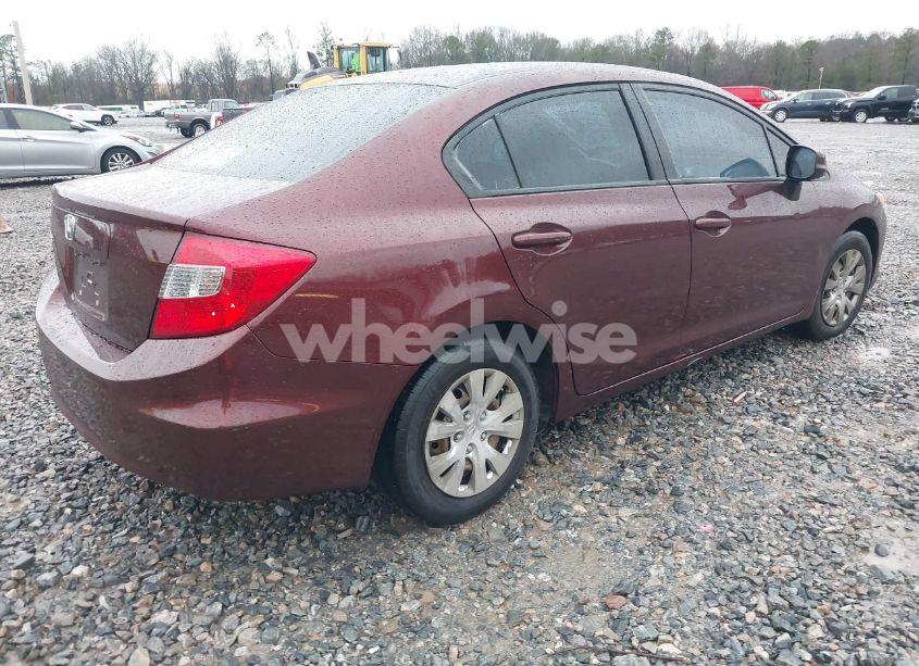 Photo 4 of 2012 Honda Civic LX (VIN 19XFB2F53CE099394)