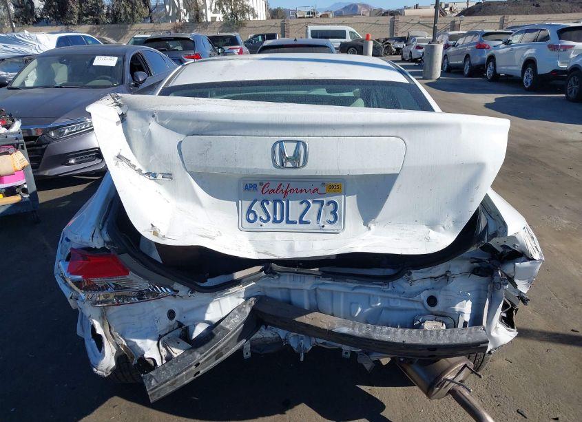 Photo 16 of 2012 Honda Civic SDN LX (VIN 19XFB2F53CE301165)