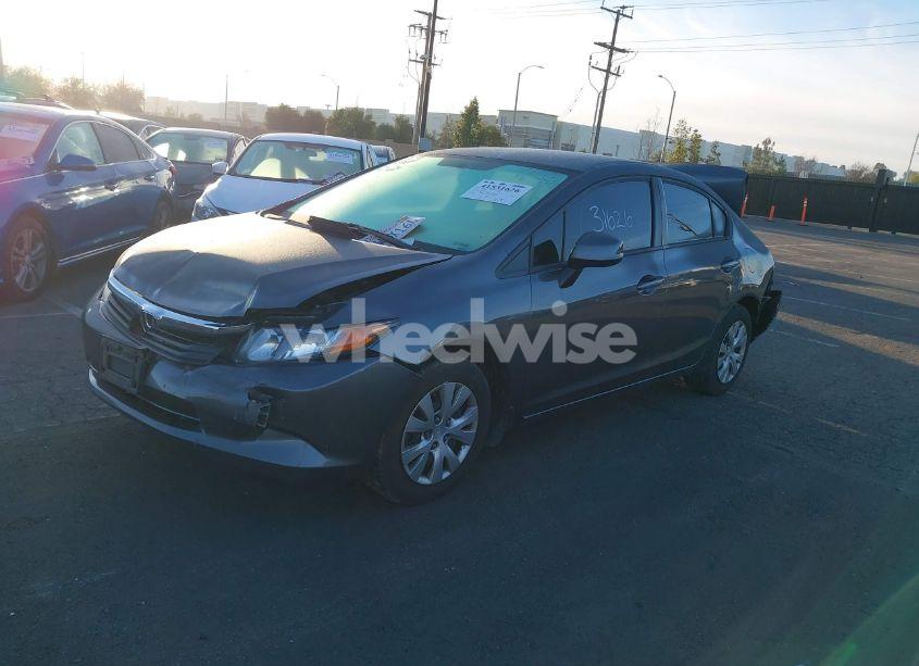 Photo 2 of 2012 Honda Civic LX (VIN 19XFB2F53CE353914)