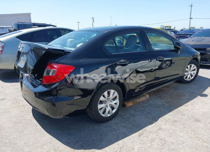 Photo 4 of 2012 Honda Civic LX (VIN 19XFB2F53CE368977)