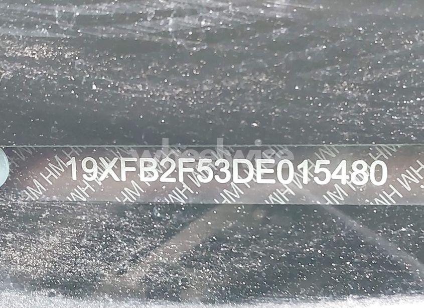 Photo 9 of 2013 Honda Civic LX (VIN 19XFB2F53DE015480)