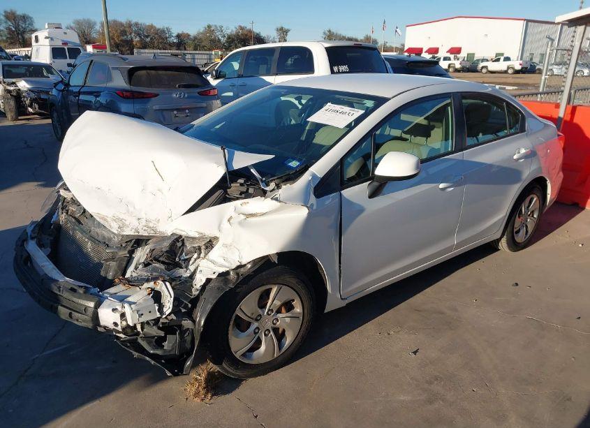 Photo 2 of 2013 Honda Civic LX (VIN 19XFB2F53DE035082)