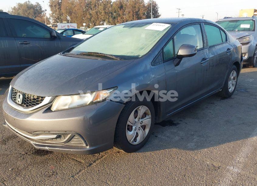 Photo 2 of 2013 Honda Civic LX (VIN 19XFB2F53DE203450)